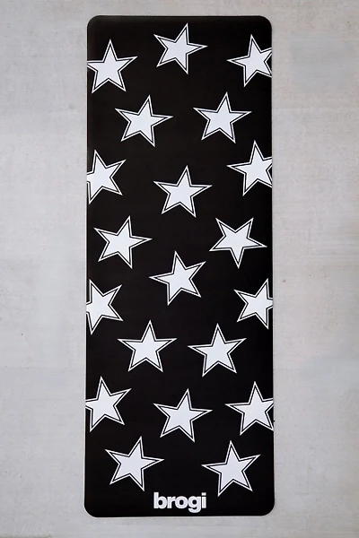 Brogi Yoga Star Print Rubber Yoga Mat