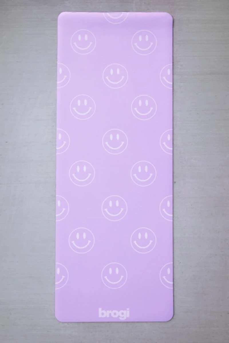Brogi Yoga Happy Face Rubber Yoga Mat