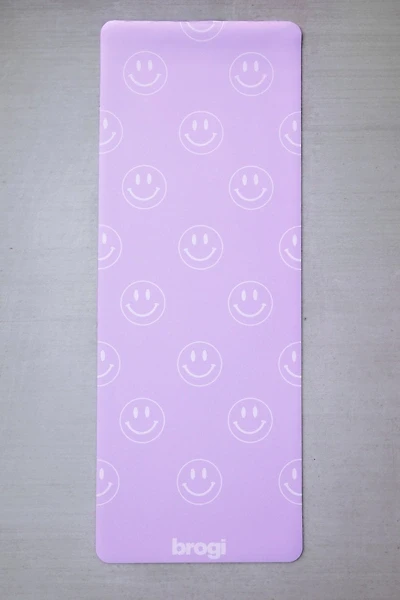 Brogi Yoga Happy Face Rubber Yoga Mat
