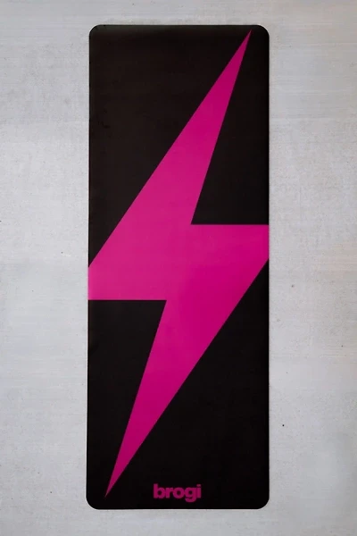 Brogi Yoga Lightning Bolt Rubber Yoga Mat
