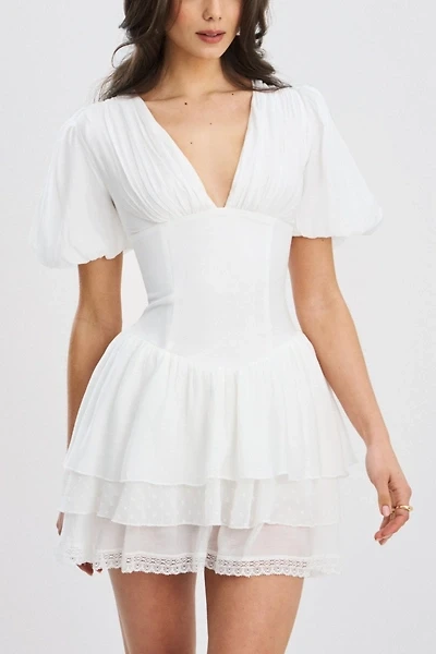 Miss Circle Caitlyn Layered Mini Corset Dress