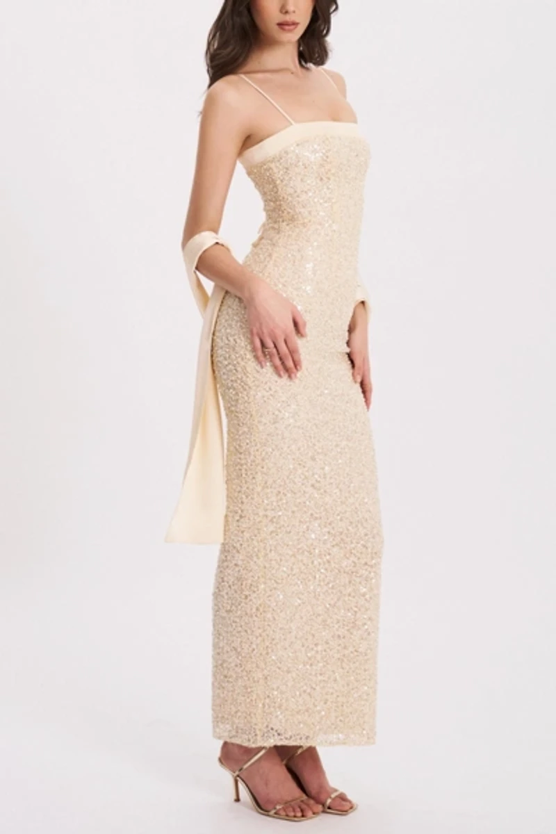 Miss Circle Raizel Crystal Beaded Dress