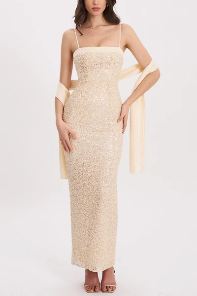 Miss Circle Raizel Crystal Beaded Dress