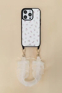Cordée Cases Ruffle Rose iPhone Case and Wristlet Set