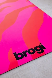 Brogi Yoga Hot Pink Zebra Rubber Yoga Mat