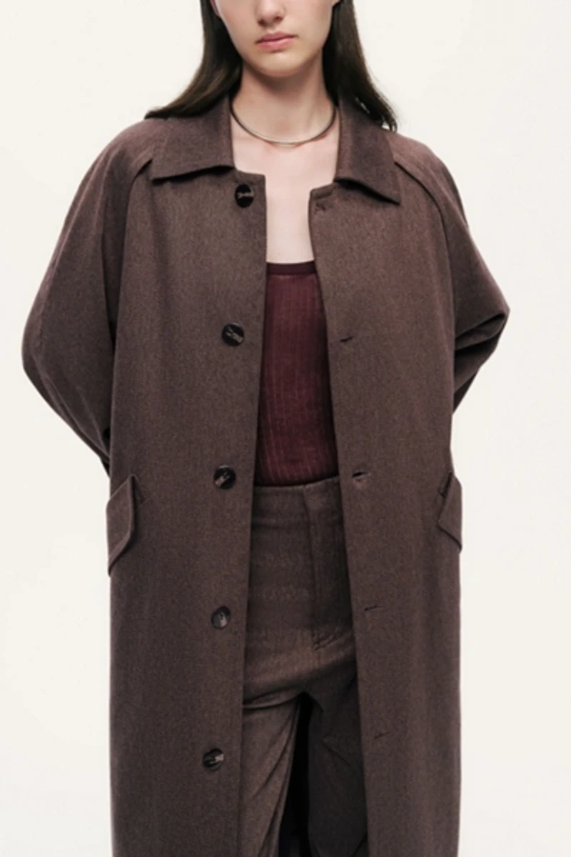 Nocturne Single-Breasted Trench Coat