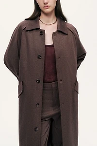 Nocturne Single-Breasted Trench Coat