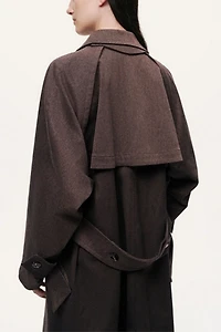 Nocturne Single-Breasted Trench Coat