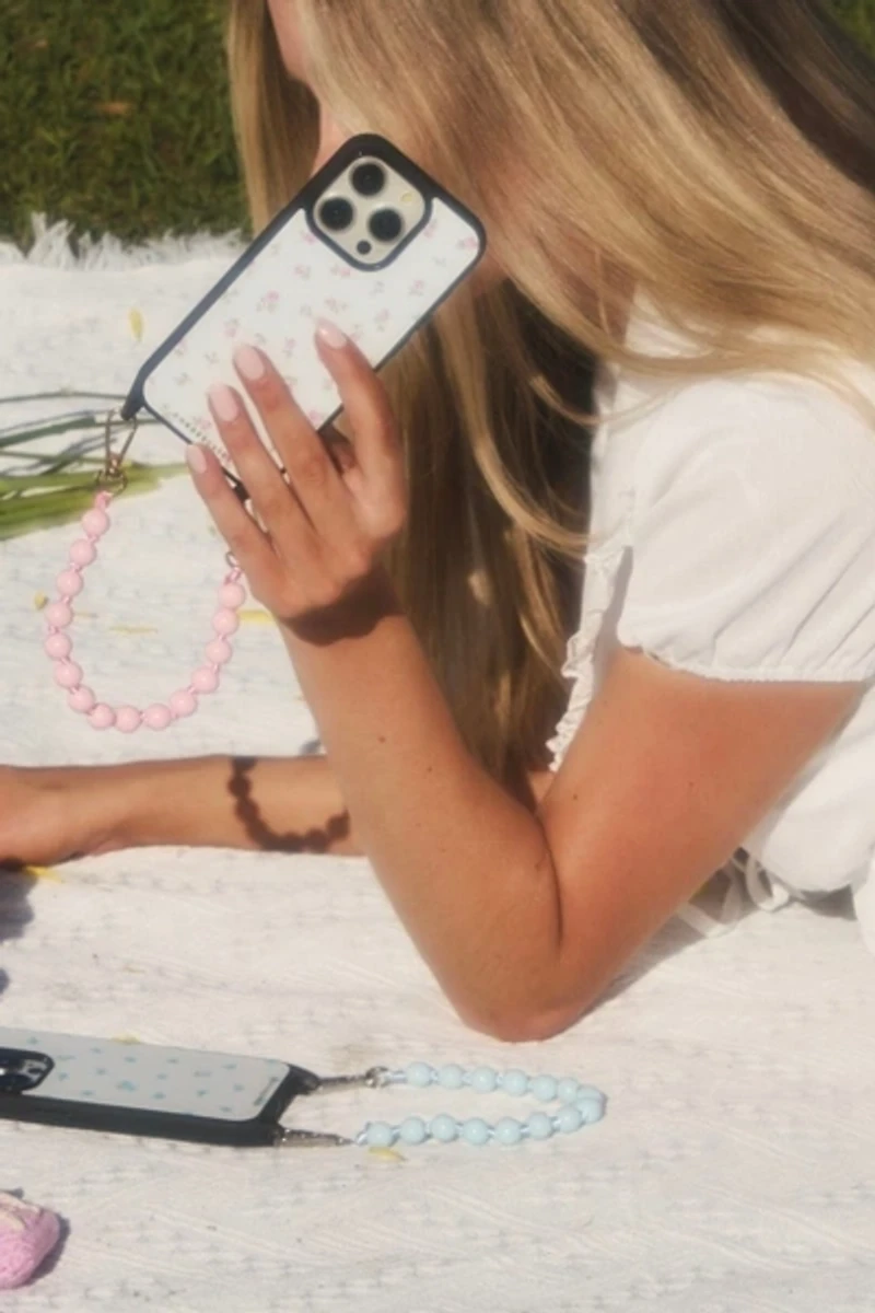 Cordée Cases Peony Picnic iPhone Case + Wristlet Set