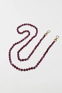 Cordée Cases Scarlett iPhone Case + Beaded Crossbody Chain Set