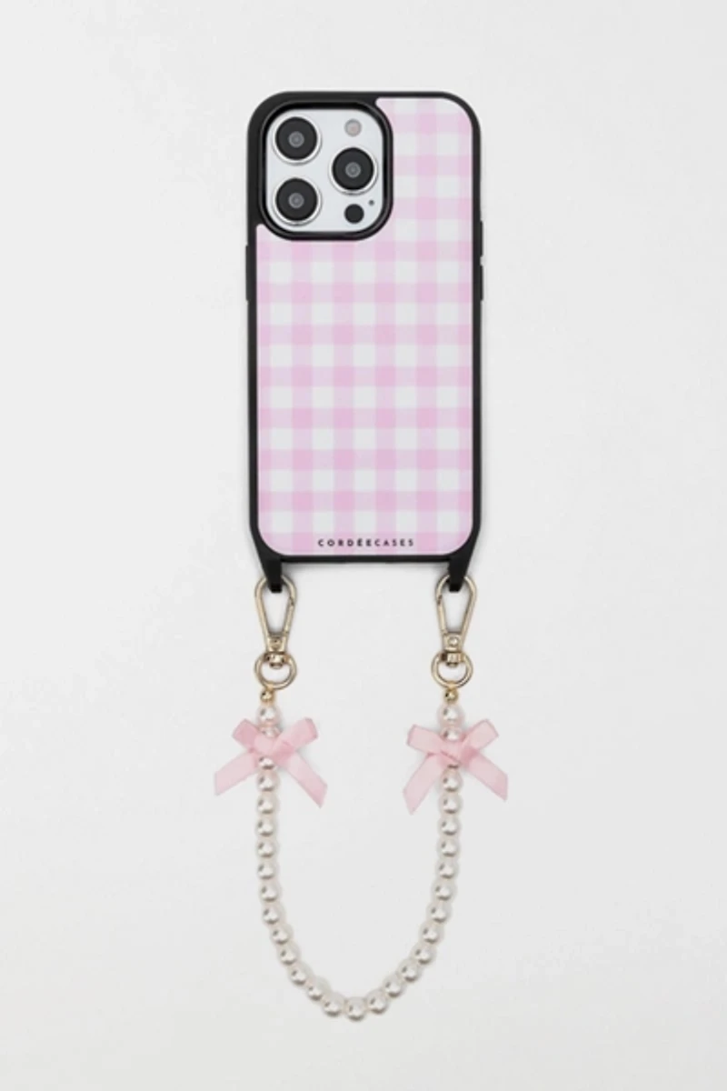 Cordée Cases Gingham Darling iPhone Case + Wristlet Set