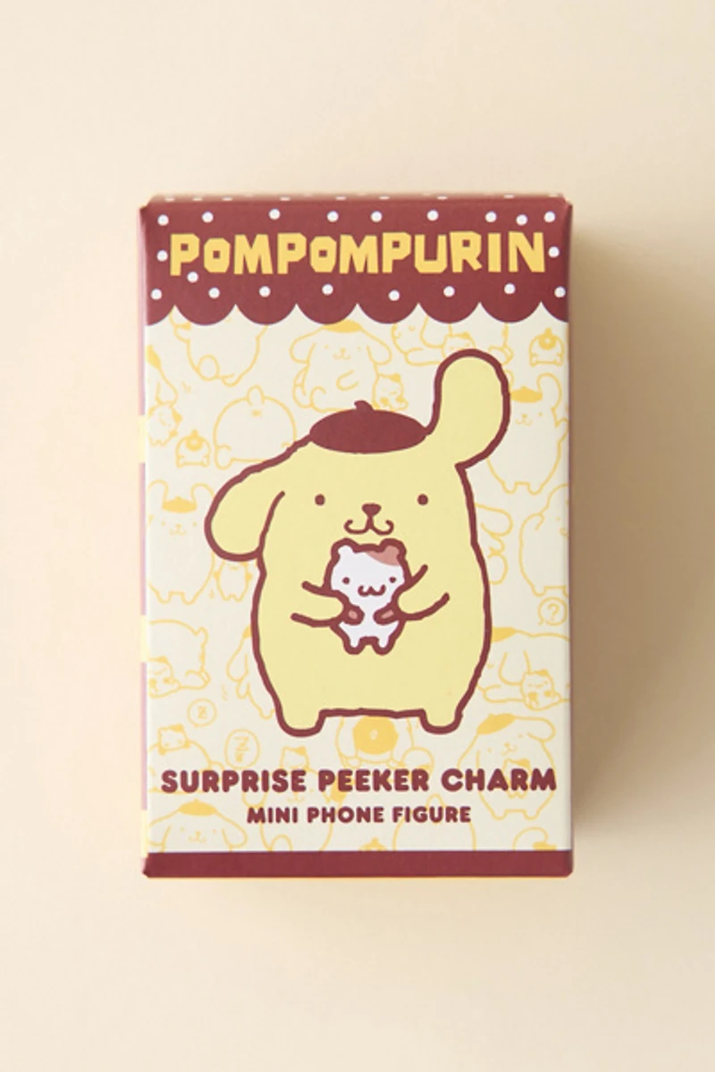 Sonix X Sanrio Pompompurin Peeker Character Blind Box Phone Charm