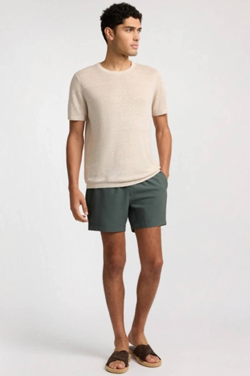 Onia Linen Knit Tee Shirt