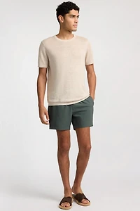 Onia Linen Knit Tee Shirt