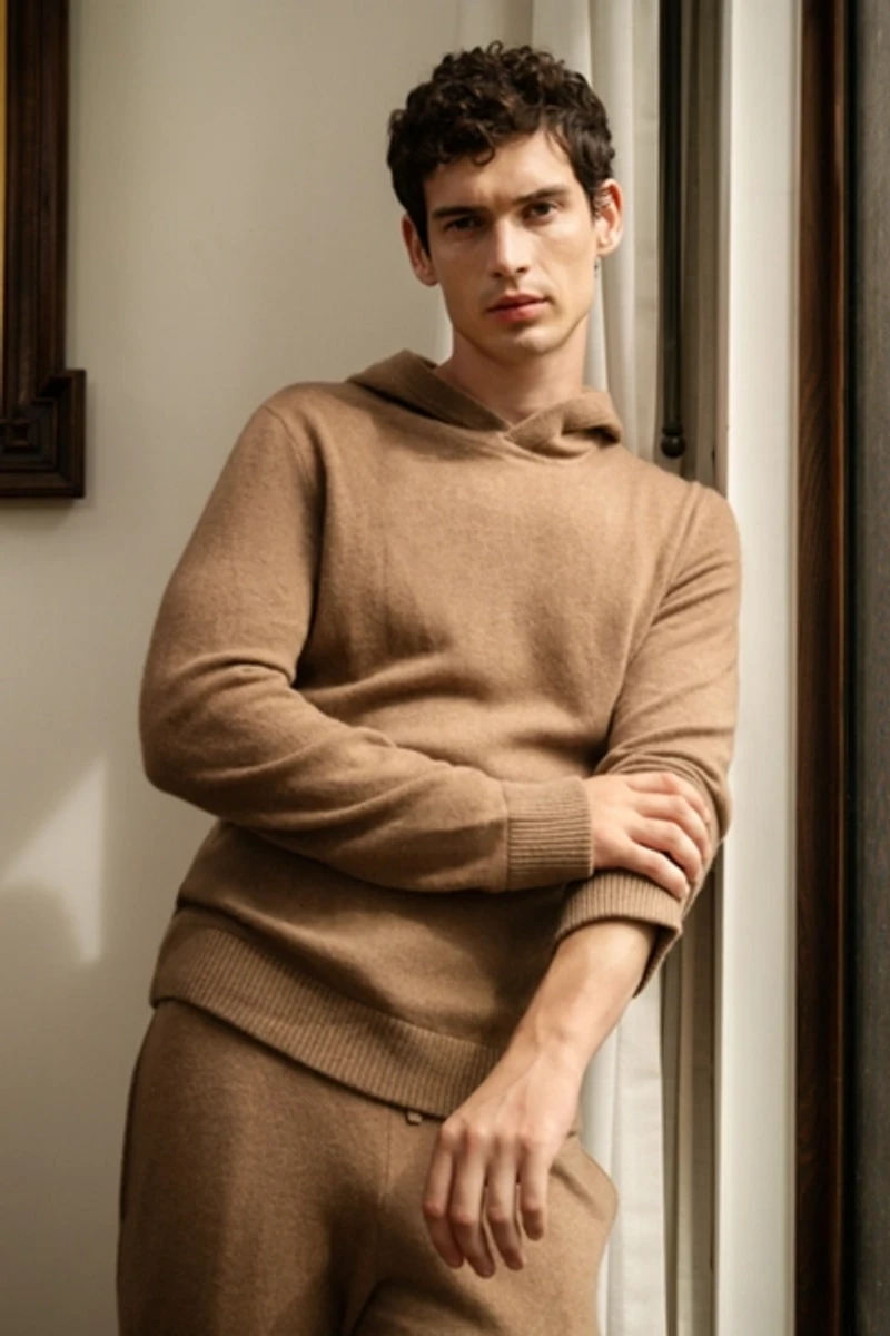 Onia 100% Cashmere Hooded Pullover