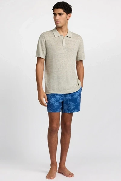 Onia Linen Sweater Polo