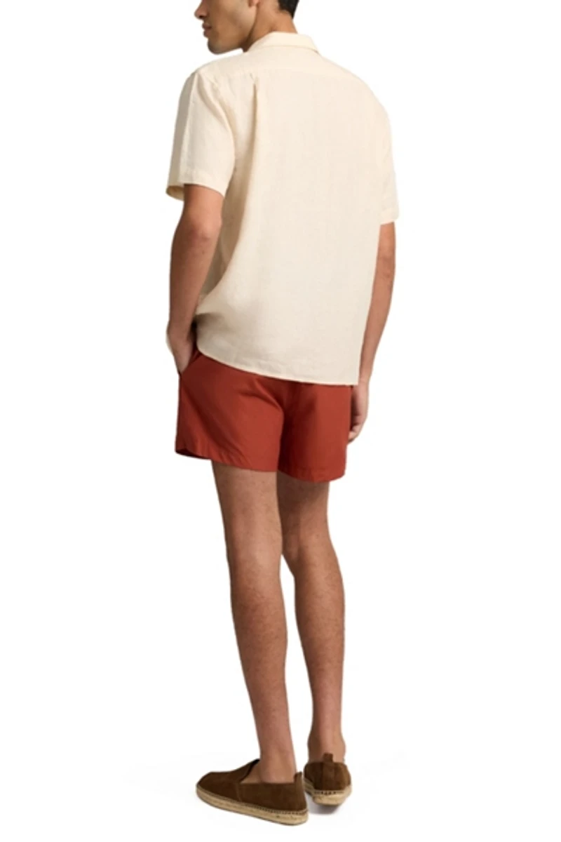 Onia Linen Pintuck Camp Shirt