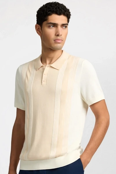 Onia Cotton Knit Short Sleeve Polo