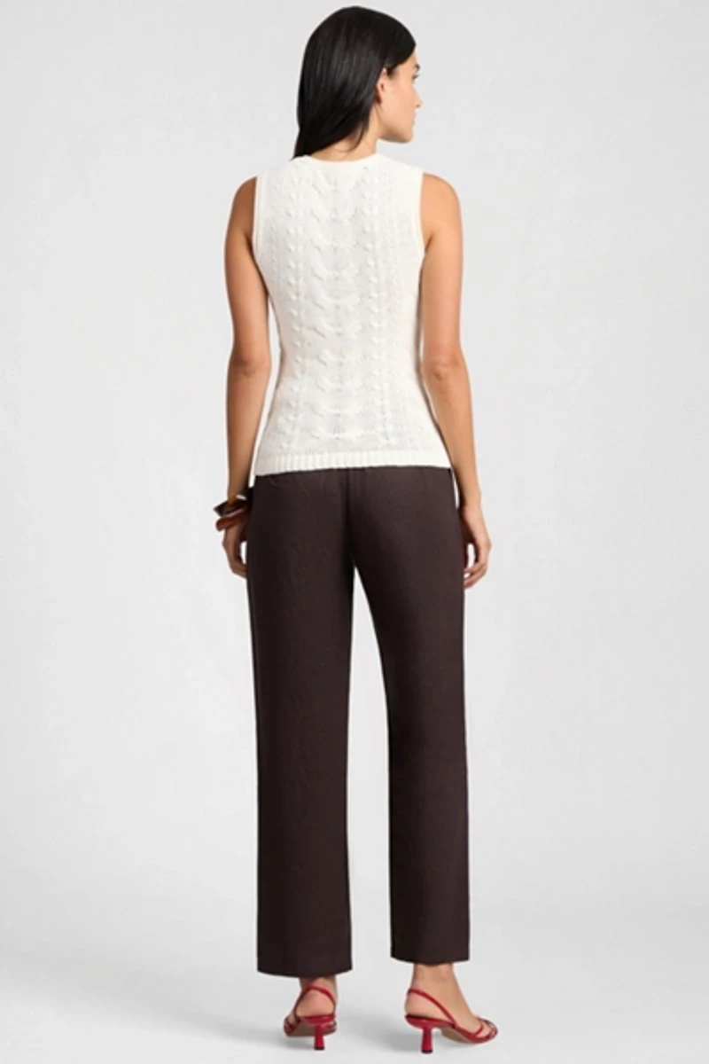 Onia Linen Cable Knit Tank