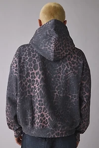 Leopard Print Hoodie Sweatshirt