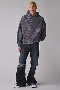 Leopard Print Hoodie Sweatshirt