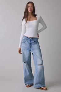 BDG Jaya Destructed Baggy Boyfriend Jeans