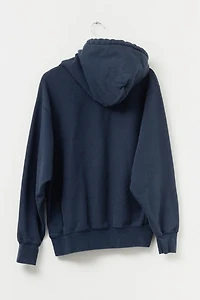 Vintage Y2K Champion Virginia Navy Blue Reverse Weave Spell Out Hoodie Sweatshirt