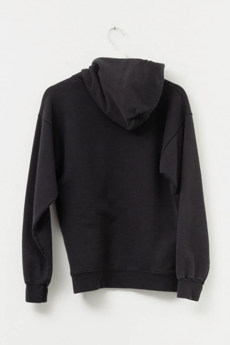 Vintage Y2K Distressed Black Thrasher Magazine Hoodie Sweatshirt