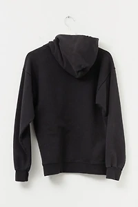 Vintage Y2K Distressed Black Thrasher Magazine Hoodie Sweatshirt