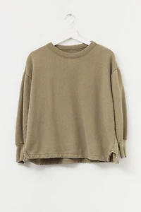 Vintage 1960s Distressed Cotton Crewneck Sweatshirt