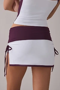 Out From Under Free Kick Side-Tie Mini Skort