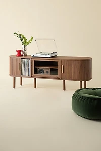 Veronica Fluted Media Storage Console
