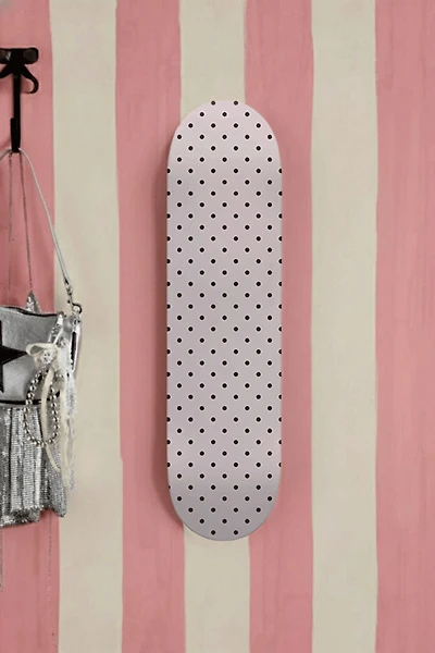 Manic Cherry Pretty in Pink Skateboard Wall Art