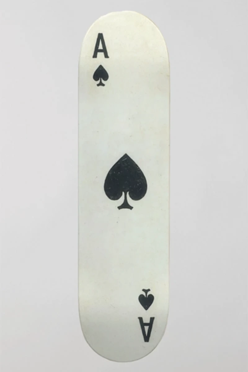 Manic Cherry Ace of Spades Skateboard Wall Art