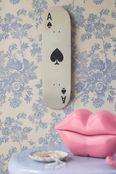 Manic Cherry Ace of Spades Skateboard Wall Art