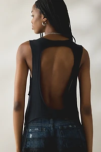 Kimchi Blue After Glow Tiered Mesh + Lace Maxi Tank Top