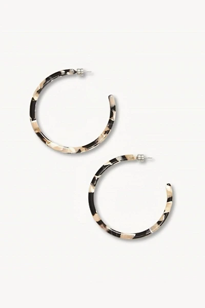 MACHETE Italian Acetate Large Hoop Earrings
