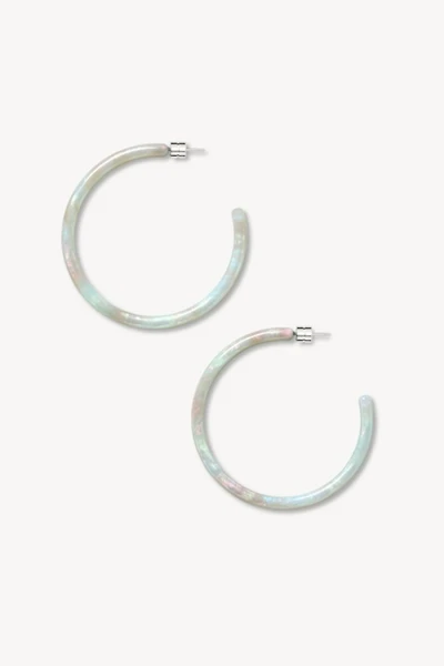 MACHETE Italian Acetate Large Hoop Earrings
