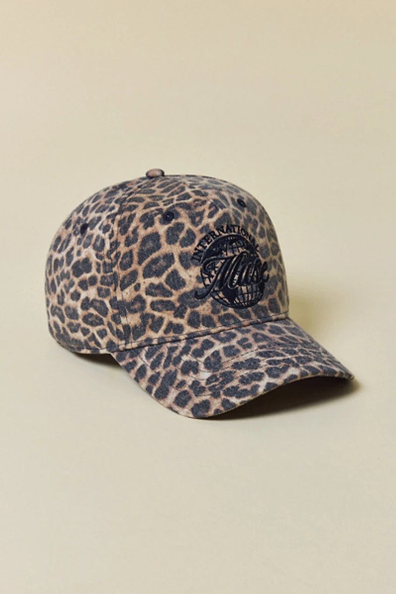 UO International Muse Leopard Baseball Hat