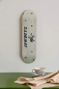 Manic Cherry Cowboy Skateboard Wall Art