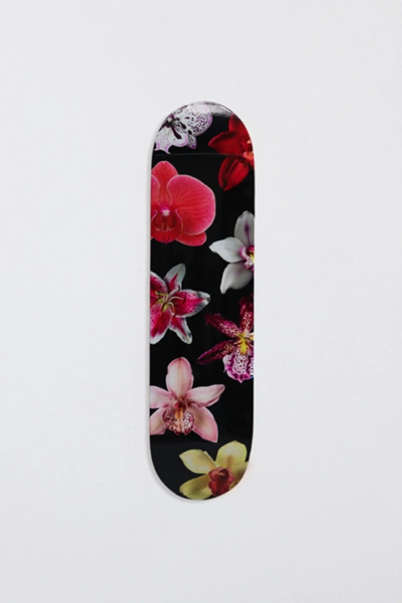 Manic Cherry Orchid Skateboard Wall Art
