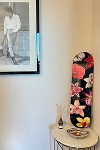 Manic Cherry Orchid Skateboard Wall Art