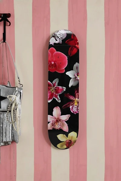 Manic Cherry Orchid Skateboard Wall Art