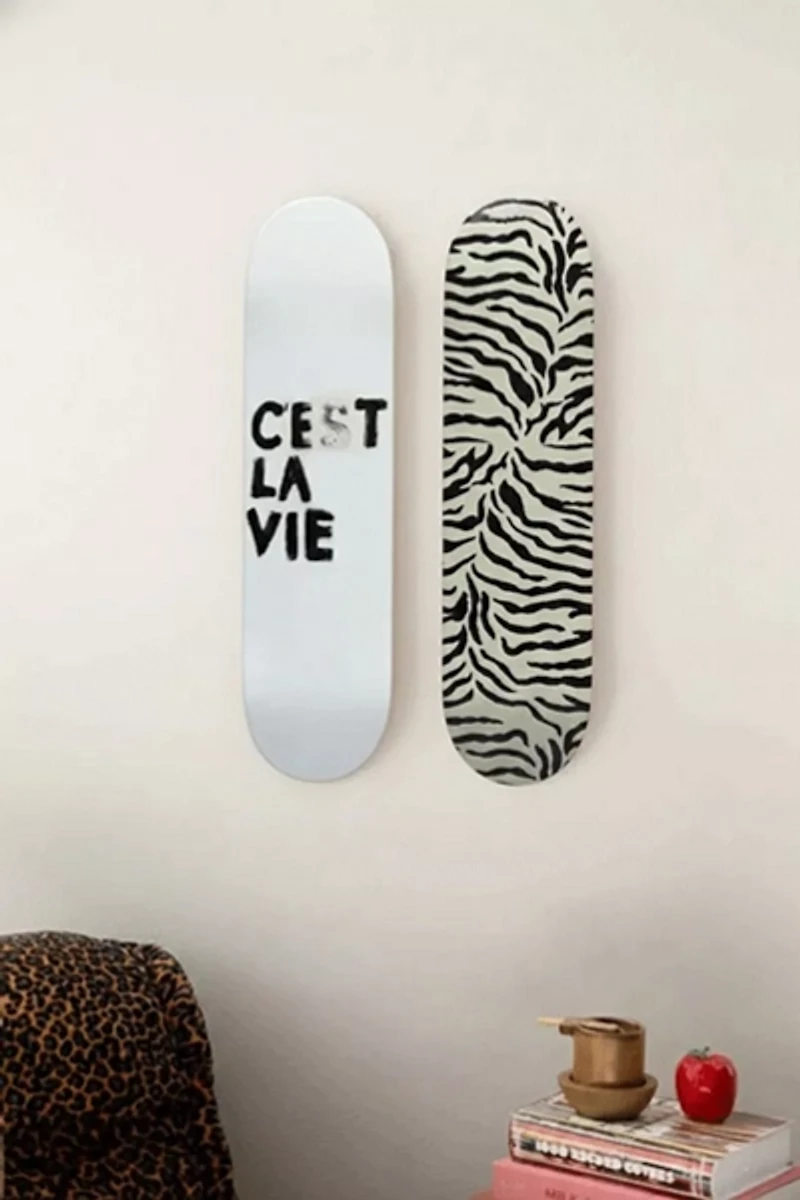 Manic Cherry C'est La Vie Skateboard Wall Art