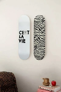 Manic Cherry C'est La Vie Skateboard Wall Art