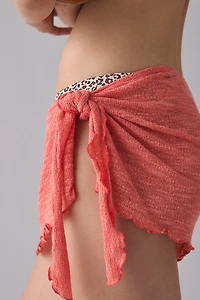 Out From Under Bella Swit Knit Side-Tie Mini Sarong