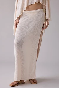 Out From Under Bella Swit Knit Side-Tie Maxi Sarong