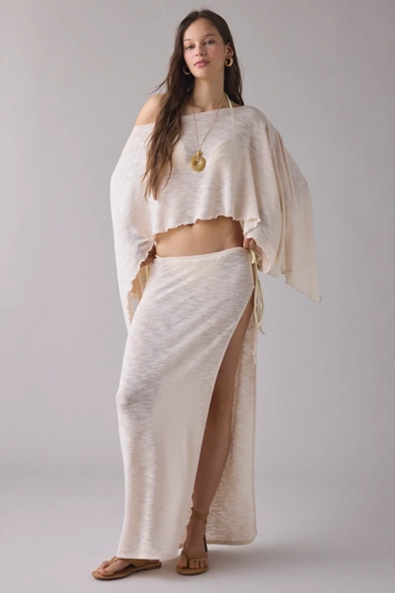 Out From Under Bella Swit Knit Side-Tie Maxi Sarong