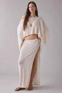 Out From Under Bella Swit Knit Side-Tie Maxi Sarong