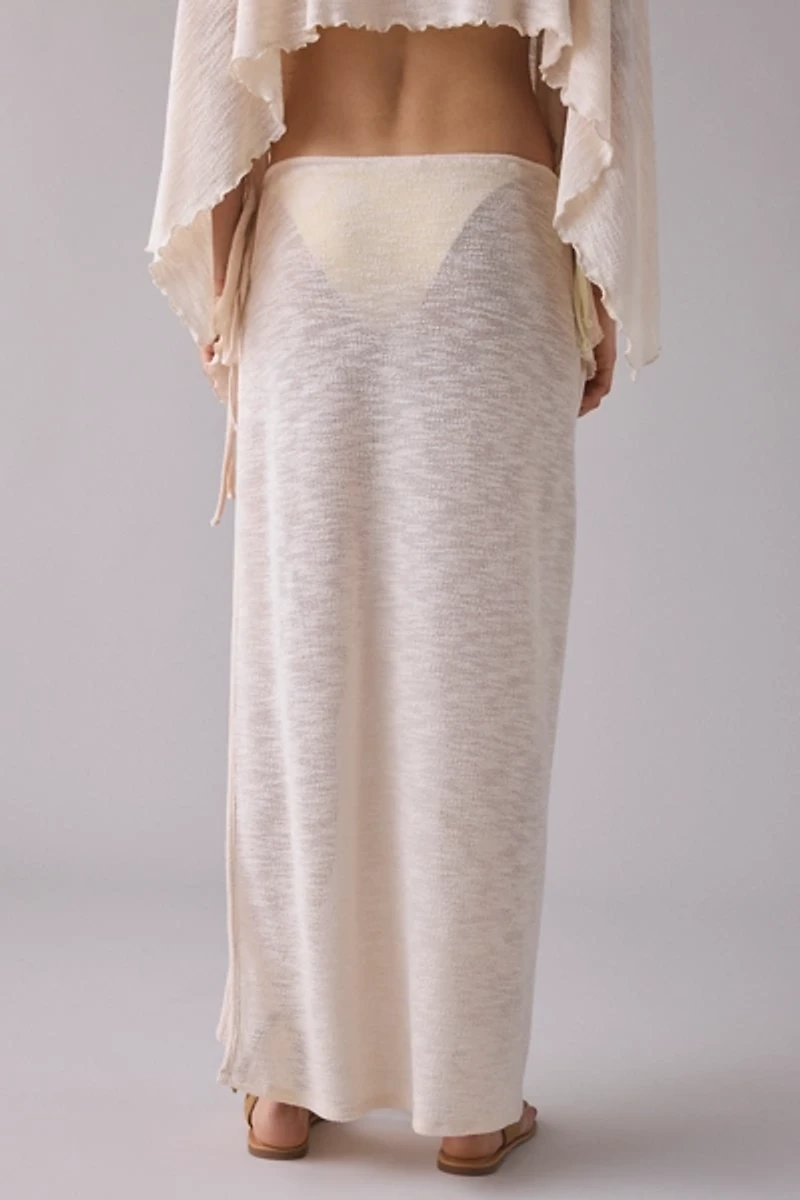 Out From Under Bella Swit Knit Side-Tie Maxi Sarong